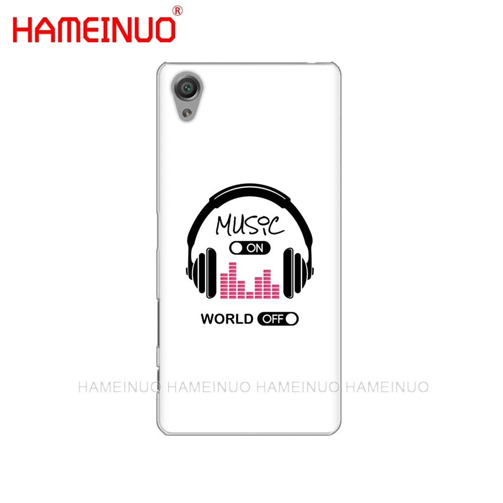 Чехол для телефона HAMEINUO music on world off с принтом sony xperia C6 XA1 XA2 XA ULTRA X XP L1 L2 XZ1 compact XR/XZ