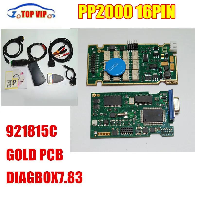 

Discount Price Lexia 3 PP2000 16PIN Diagbox 7.83 Golden PCB With 921815C Vehicle Parts Diagnostic Tool