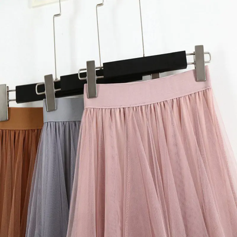 Женская юбка-пачка с асимметричным подолом, модная эластичная юбка с высокой талией, длинная фатиновая юбка, женские вечерние юбки L2