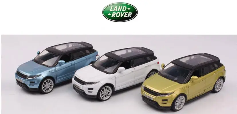 Сплав модель автомобиля SUV 1:35 для Land Rover Evoque Diecast игрушки отступить автомобиля коллекция малыш подарки модель суперкара