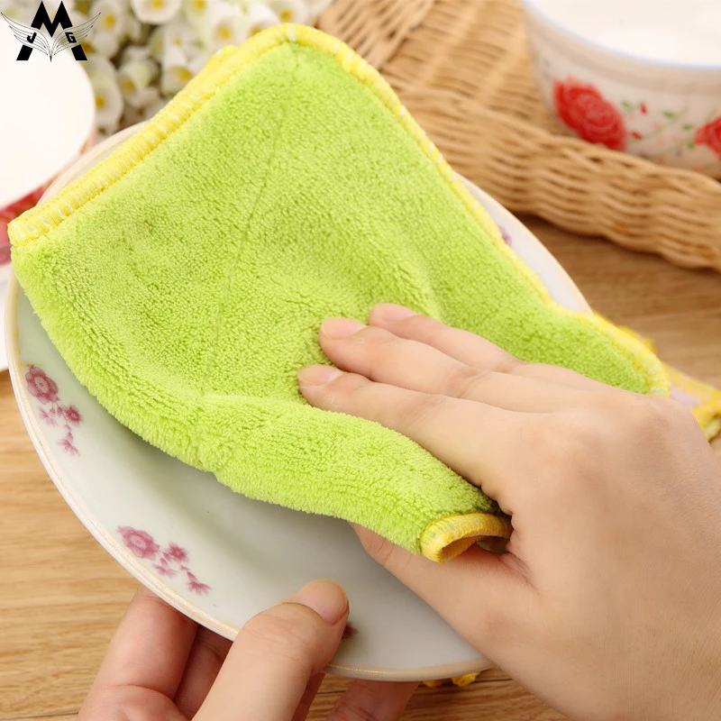 

Absorbent Microfiber Kitchen Dish Cloth High-efficiency Tableware Household Cleaning Towel Kitchen Tools Gadgets