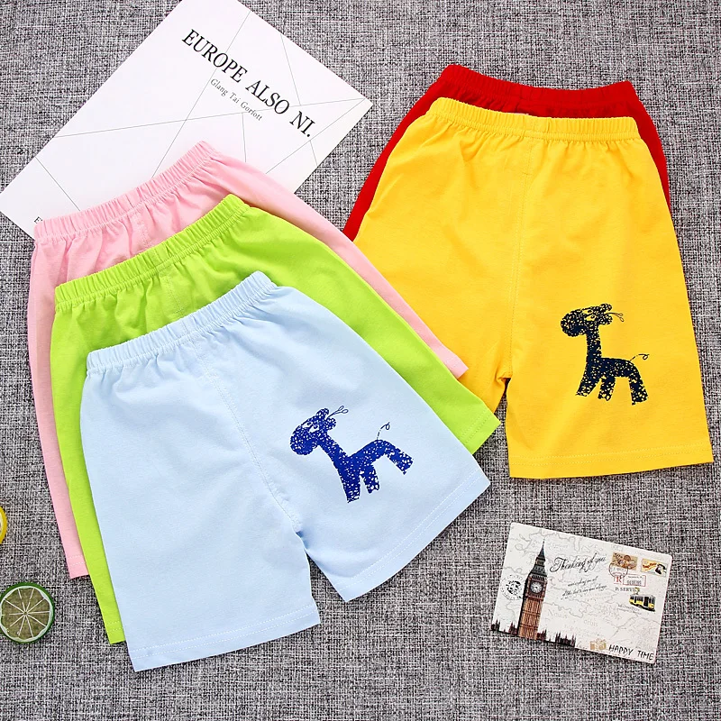 2017 Kids Clothing font b Baby b font Girls Cotton Short Hot Summer Boys Harem Beach