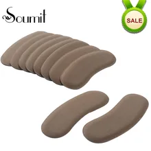 Soumit/5 пар подушечек на пятку, износостойкие, модные, защита на пятке, для ног, клейкие подушечки, облегчающие боль, подушка для женской обуви