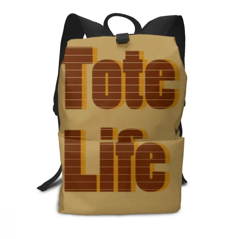 Мы Голый рюкзак с изображением медведей из аниме Tote Life рюкзаки трендовая многофункциональная сумка для путешествий Высокое качество Мужские-Женские студенческие сумки с рисунком - Цвет: Tote Life