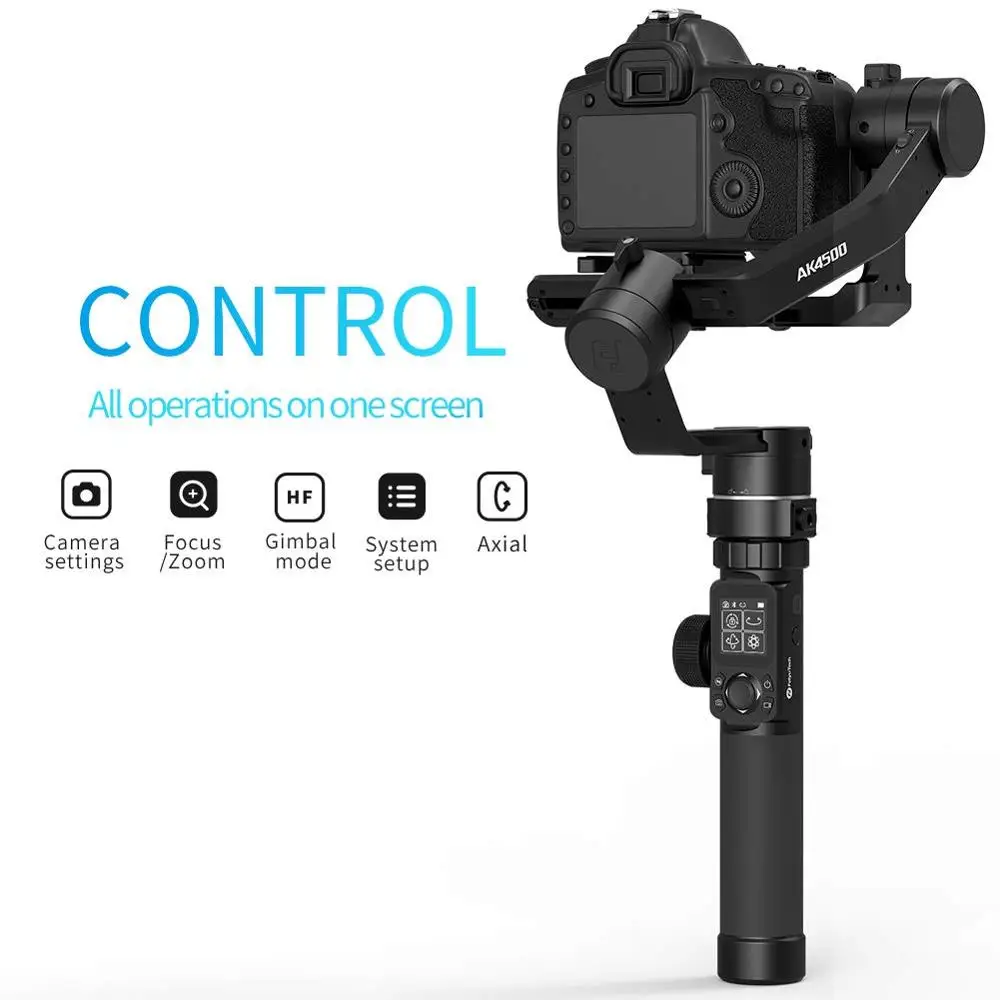 FeiyuTech AK4500 3 осевой Ручной Стабилизатор камеры для Sony/Canon/Panasonic/Nikon полезная