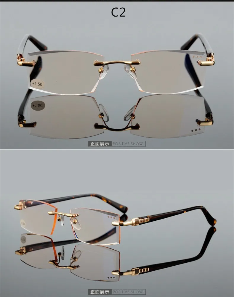 Высокое качество, специальная резка, линзы для дальнозоркости, мужские стильные квадратные очки для чтения, модные очки для дальнозоркости для мужчин
