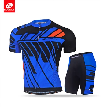 

Summer Short Sleeve Jersey Sets for Men Breathable Tight Shorts MTB Bike Cycling Suits Clothes Bicycle Ciclismo Men's Jersey Set