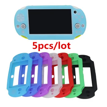 

5pcs/lot Soft Silicone Skin Protector Guard Cover Protective Case Protect Shell For PSV 2000 PSVita PSV2000 Console