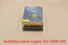 Один выход регулируемый 240 Вт 12 В 20A LED мониторинга лампа с Модулем для чпу diy импульсный источник питания 1 шт.