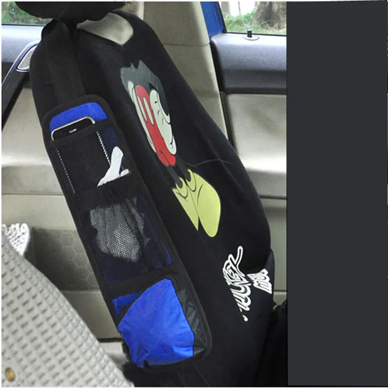 

Waterproof fabric Car Auto Vehicle Seat Side Back Storage Pocket Backseat Hanging Storage Bags Organizer ME3L