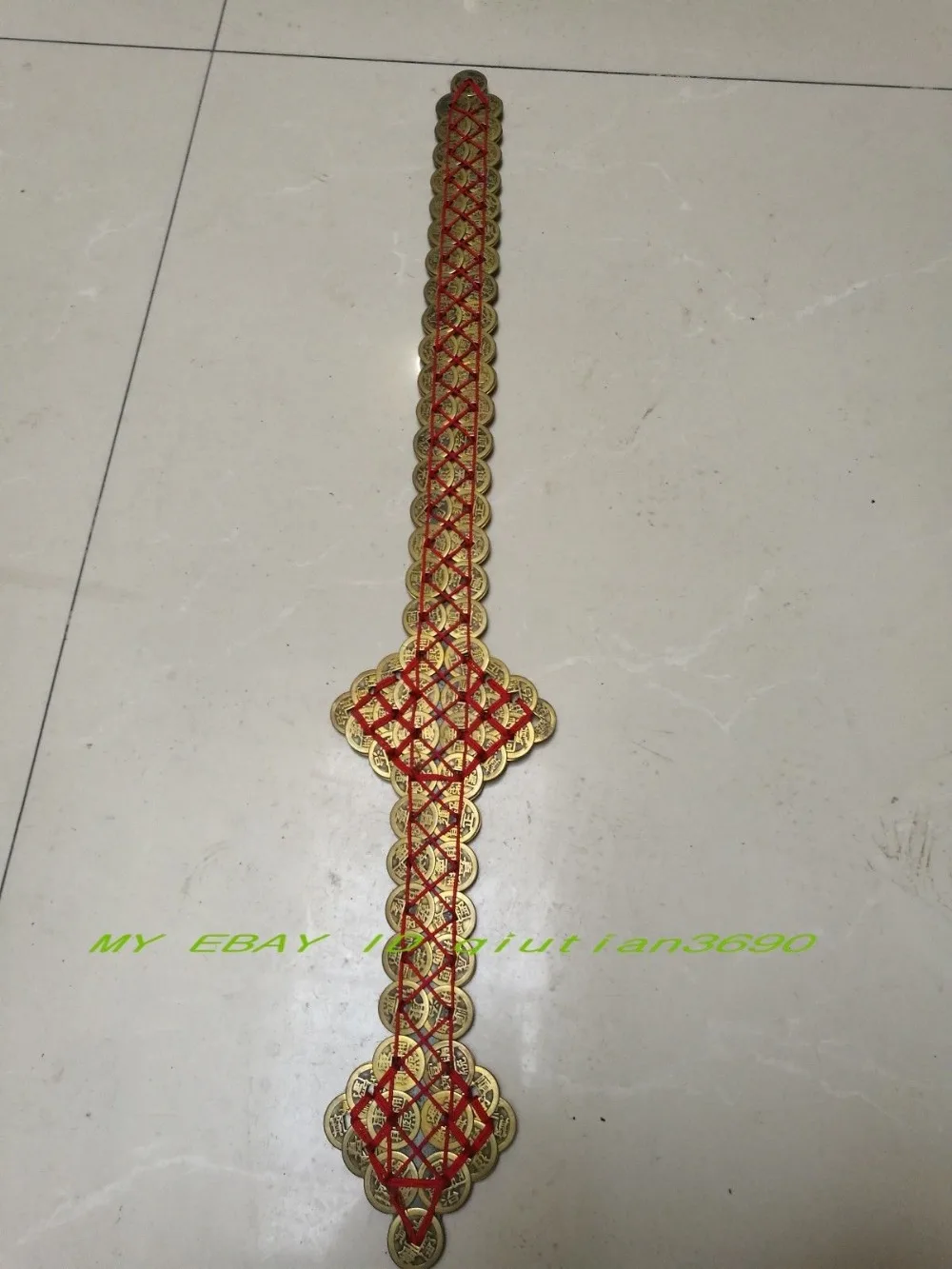 

Collection China Archaize ox horn relief carving knife Decoration dragon and phoenix pattern