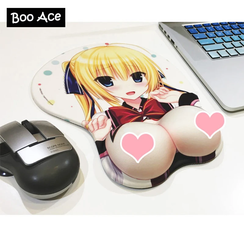 Wagamama High Spec Sakuragi Roofolet Anime 3D Oppai Mouse Pad Wrist Support...