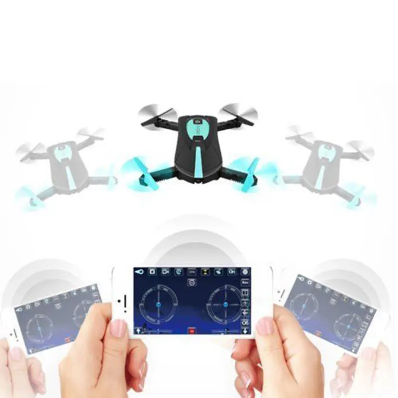 

JY018 Foldable Selfie RC Helicopter Drone 2.4G Wifi FPV Mini Drones for kid 720P HD Camera One Key To Auto-Return RC Quadcopter