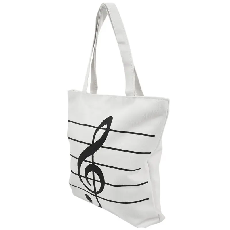 

Women Shoulder Bag Canvas Handbag Totes Shopper Vintage Travel Musical Bags