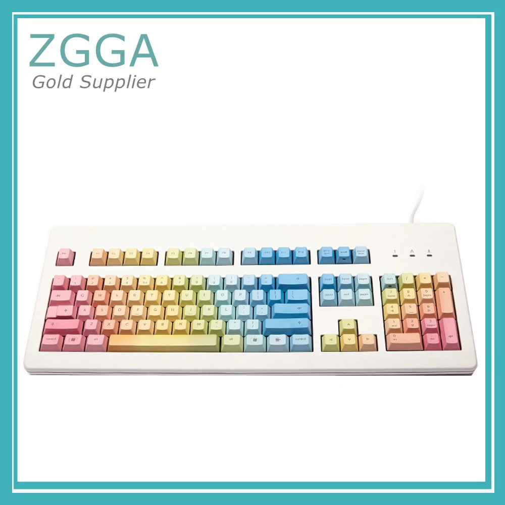 

Genuine For Cherry Mechanical Keyboard G80-3800 3850 3000 Rainbow Keycap PBT KC104B