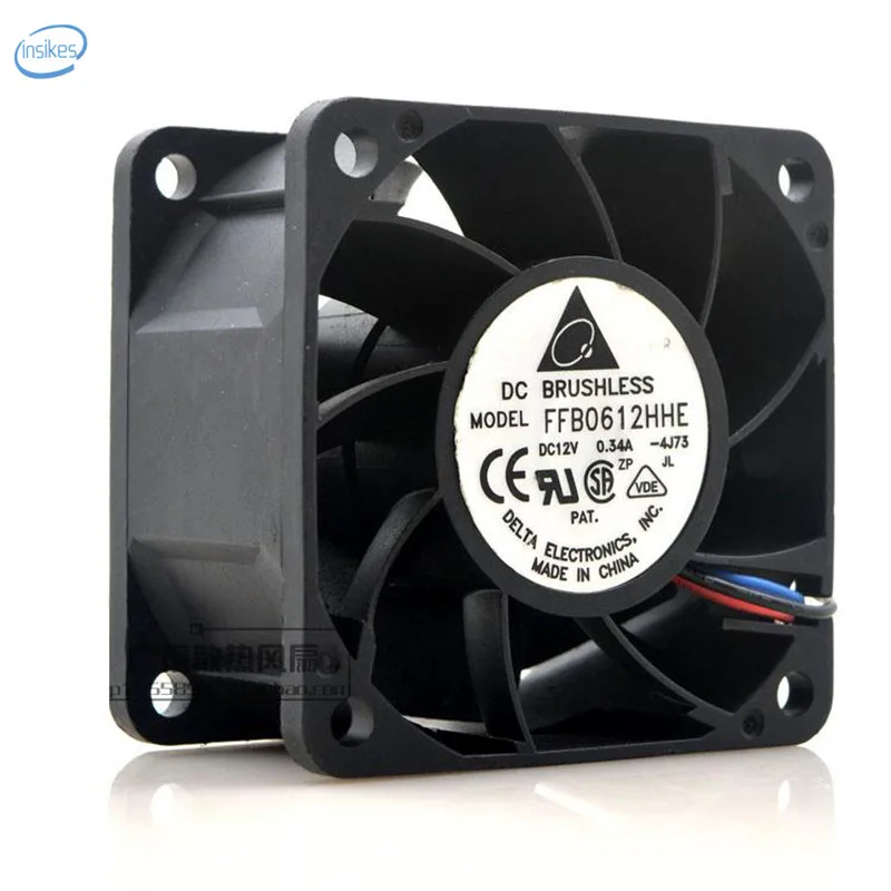 Original FFB0612HHE Computer Blower Cooling Fan DC 12V 0.34A 6038 60*60