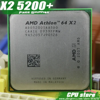 AMD Athlon 64 X2 5200+ CPU Processor (2.7Ghz/ 1M /1000GHz) Socket am2 (working 100% Free Shipping) 940 pin ,sell X2 5400+ 5000+