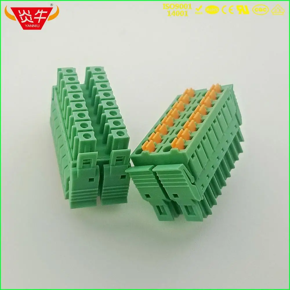 KF2EDGKNHG 3.5 2P~ 12P PCB PLUG-IN TERMINAL BlOCKS 15EDGKNHG 3.5mm 4PIN~ 24PIN PHOENIX CONTACT DEGSON KEFA YANNIU