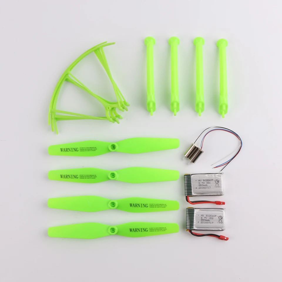

SYMA X5HC SYMA X5HW RC Quadcopter Spare Parts Set Landing Skid + Blade Propeller + Frame + 2 Motor + 2 Battery for Syma RC Drone