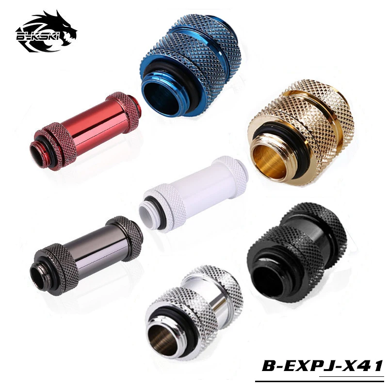 

Bykski B-EXPJ-X Male To Male Fittings G1/4 GPU VGA Card SLI CF Fittings Extender 16-22 / 22-31 / 41-69mm Telescopic Adapter