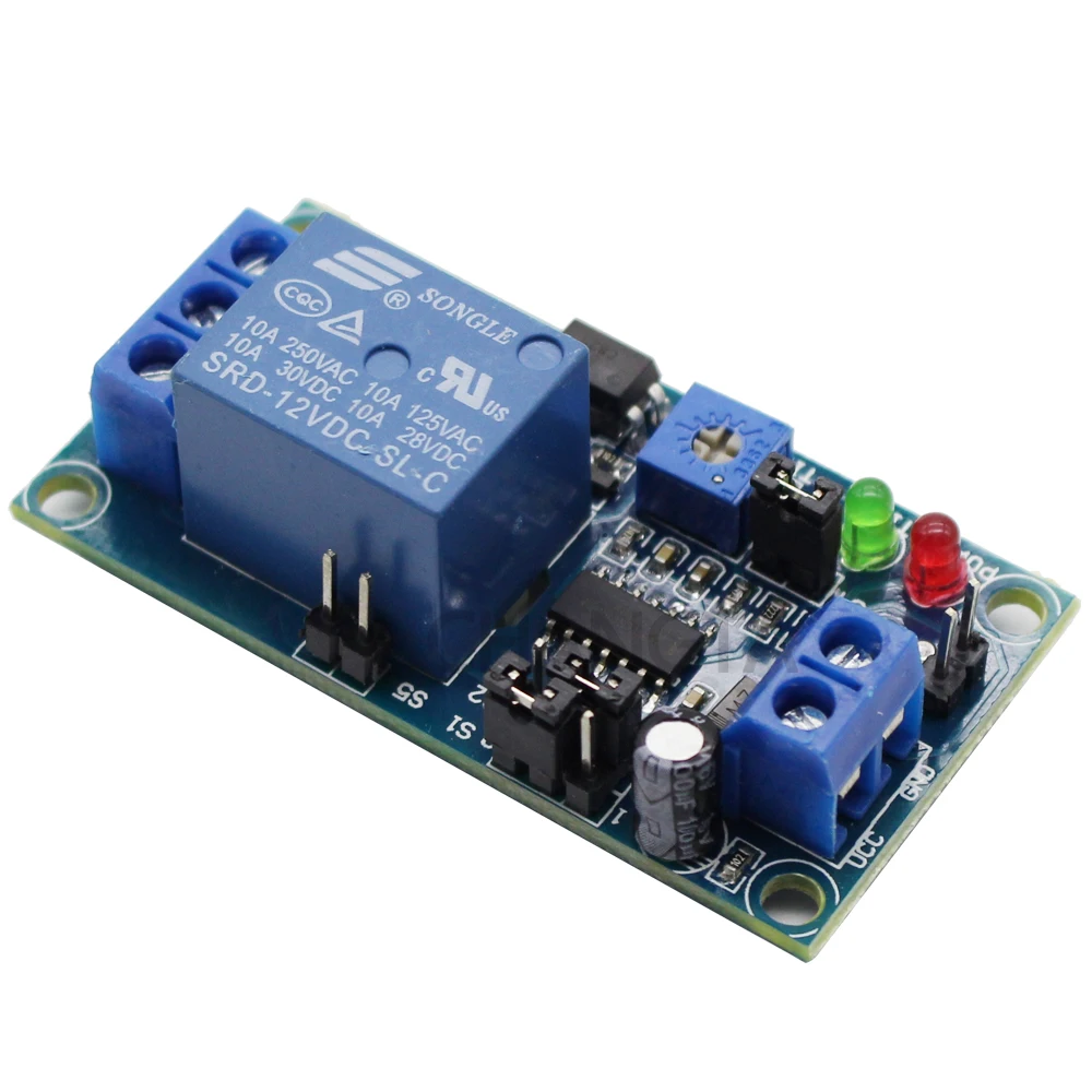 

High Quality 12V Delay Relay Delay Turn On / Delay Turn Off Switch Module with Timer DC 12V