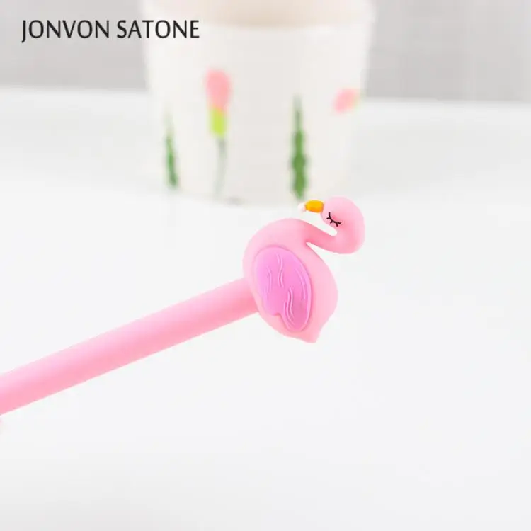 Jonvon Satone 16 шт утка Единорог Фламинго гелевая канцелярская ручка мультфильм