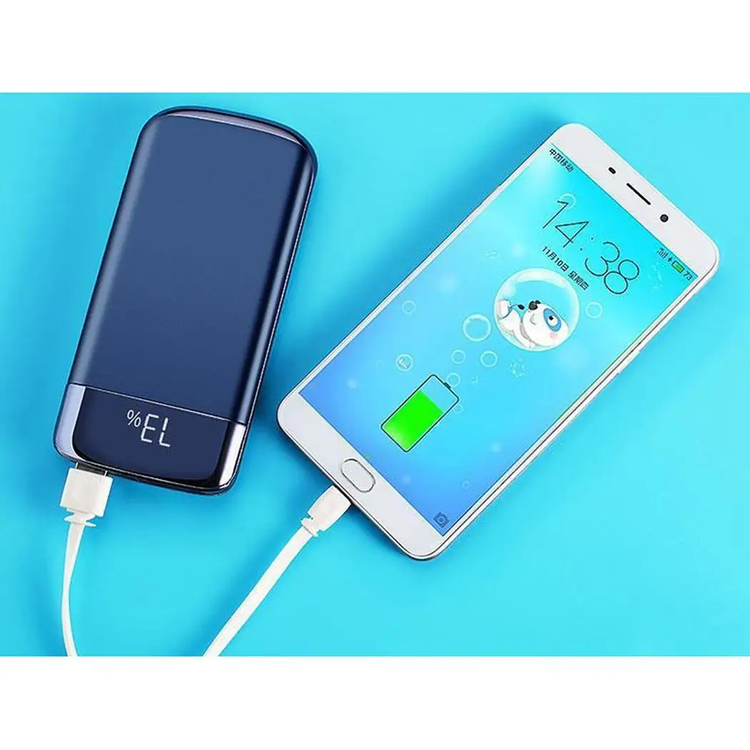 20000 мАч Внешний аккумулятор быстрая зарядка 2 USB мобильный телефон внешнее портативное зарядное устройство Внешний аккумулятор 18650 для смартфонов для Apple Xio mi 9