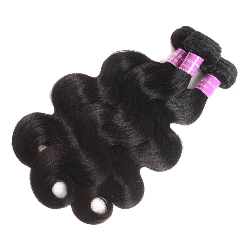 Real Beauty Peruvian Hair Weave 4 Bundles Body Wave Human Hair Extensions 8-30Inch Non-Remy Hair Bundles Free Shipping (6)