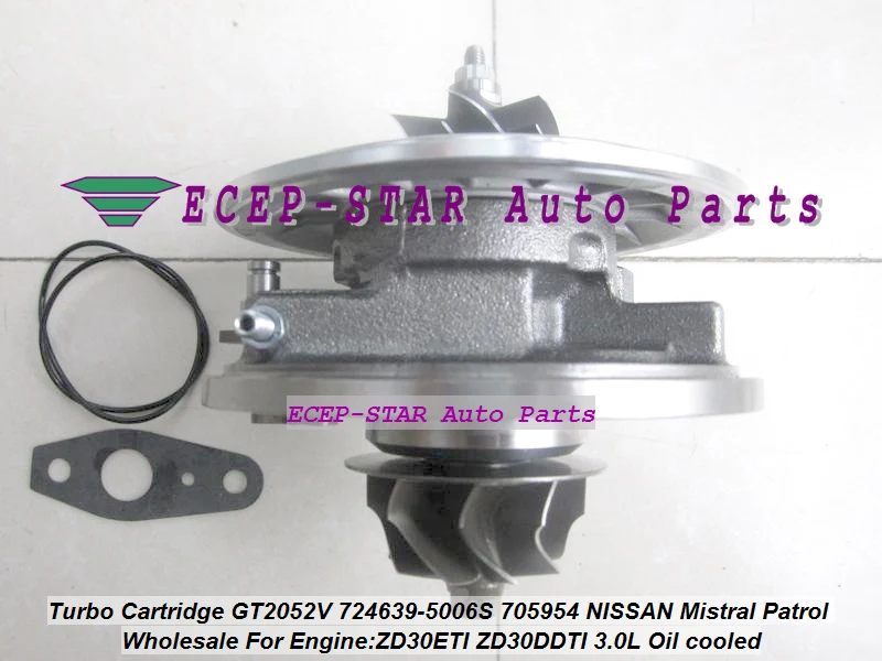 JC-Oil TURBO Cartridge GT2052V 724639-5006S 724639 705954 14411-2X90A For NISSAN Mistral Patrol  ZD30ETI 3.0L (3)
