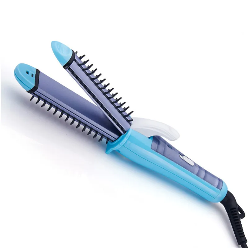 Женский инструмент для укладки 3 в 1 Многофункциональный Электрический инструмент для завивки, выпрямления волос Кукуруза Плойка для волос щипцы для завивки Керлинг палочка GMR47