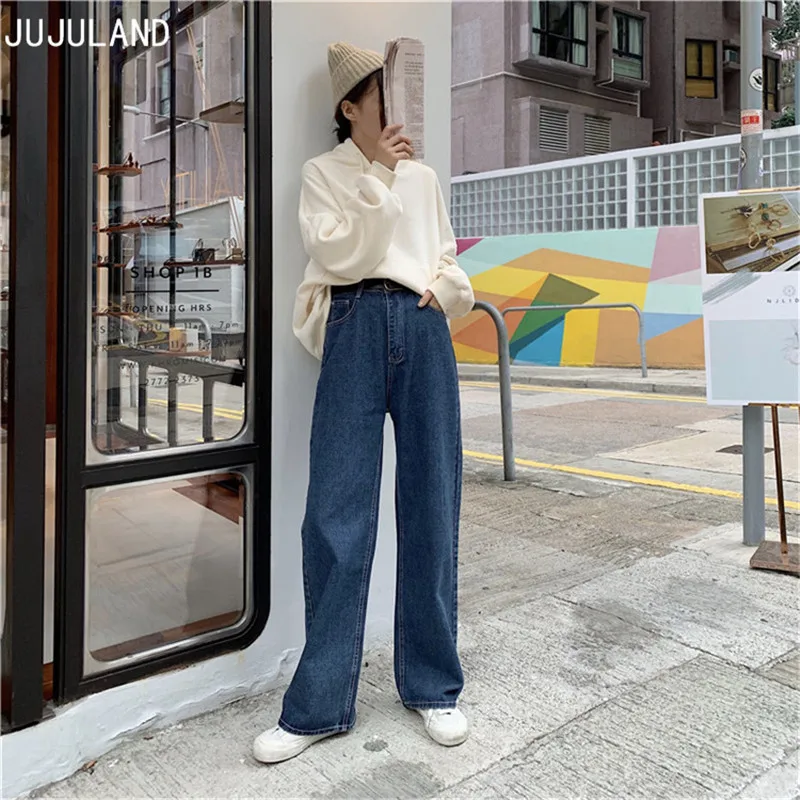 

Casual straight-leg embroidered jeans S M L