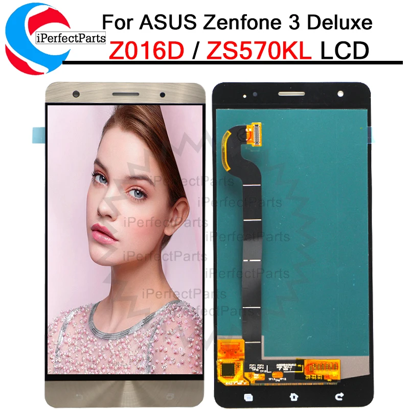 ЖК экран 5 7 'Для Zenfone 3 Deluxe Z016S Z016D ZS570KL дисплей и цифровой преобразователь для