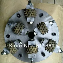 10 ''NCCTEC Буш молотковая пластина | 250 мм литой диск колеса для Буша молотого гранита мрамора | 6 молотковых бит