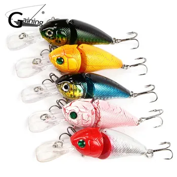 

5PCS 10cm 15g Hard Bait Minnow Fishing Lures 5 Colors Jointed Fishing Lures Artificial Lures Tackle Minnow Fishing Accessories