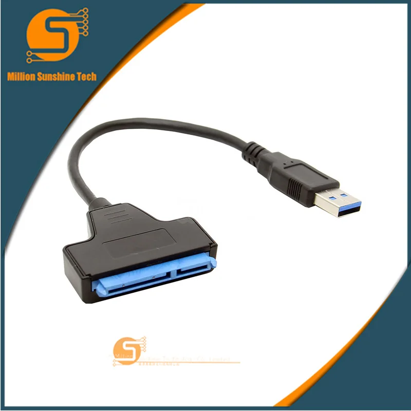 USB 3,0 на SATA кабель USB3.0 на 22Pin SATA адаптер Поддержка 2," внешний SSD/HDD/ноутбук/Raspberry Pi