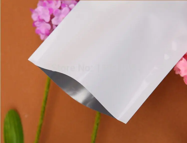 7x10 см, 200 шт x белое покрытие термогерметичный алюминиевый пакет из фольги и полиэтилена, верхний открытый алюминизированный майлар мешок упаковка для электроники