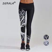 Дамы жизнь дерева, пуш-ап, Фитнес леггинсы Femme летние высокие эластичные Для женщин леггинсы женские леггинсы плотные леггинсы для девочек