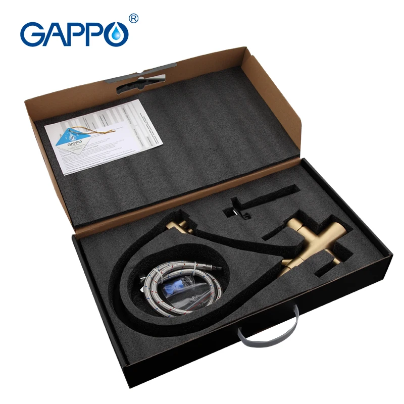 Смеситель для воды GAPPO 1 комплект черный кухонный кран на раковину torneira 360