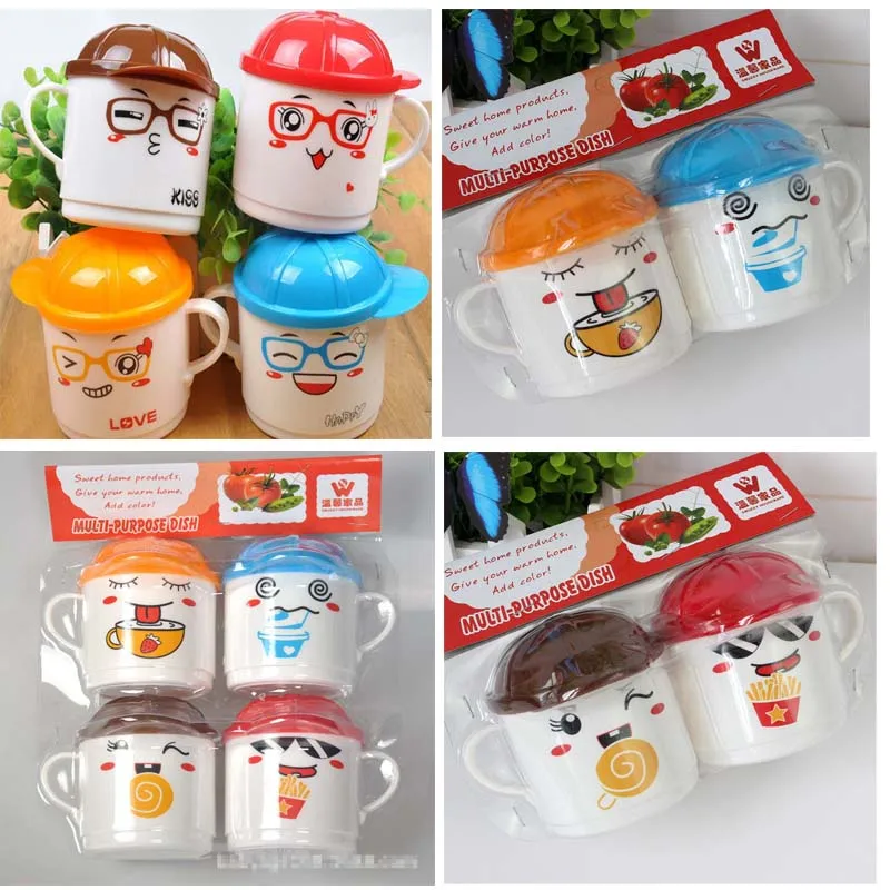 

2 Pieces 200ML Baby Kids Safe PP Plastic Coffee Cup Milk Tea Cup Icecream Cup