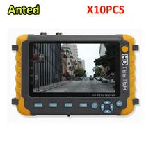 10 шт./лот 5 дюймов AHD TVI видеонаблюдения CVI Тесты er Мониторы для HD коаксиальный Камера видео сигнала Тесты кабелей utp RS485 DHL