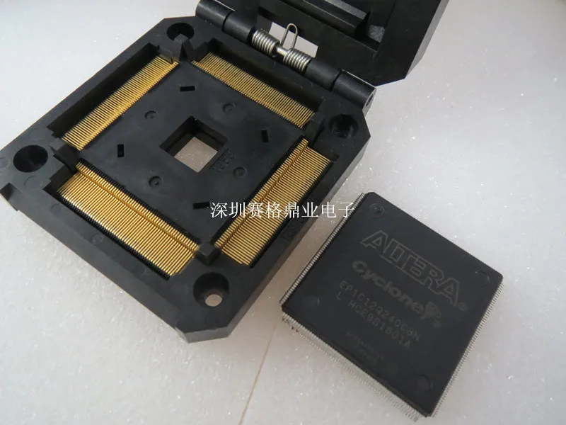 Оригинальный YAMAICHI IC тестовое сиденье IC51 2404 1655 программа сжигания LQFP240 QFP240 гнездо
