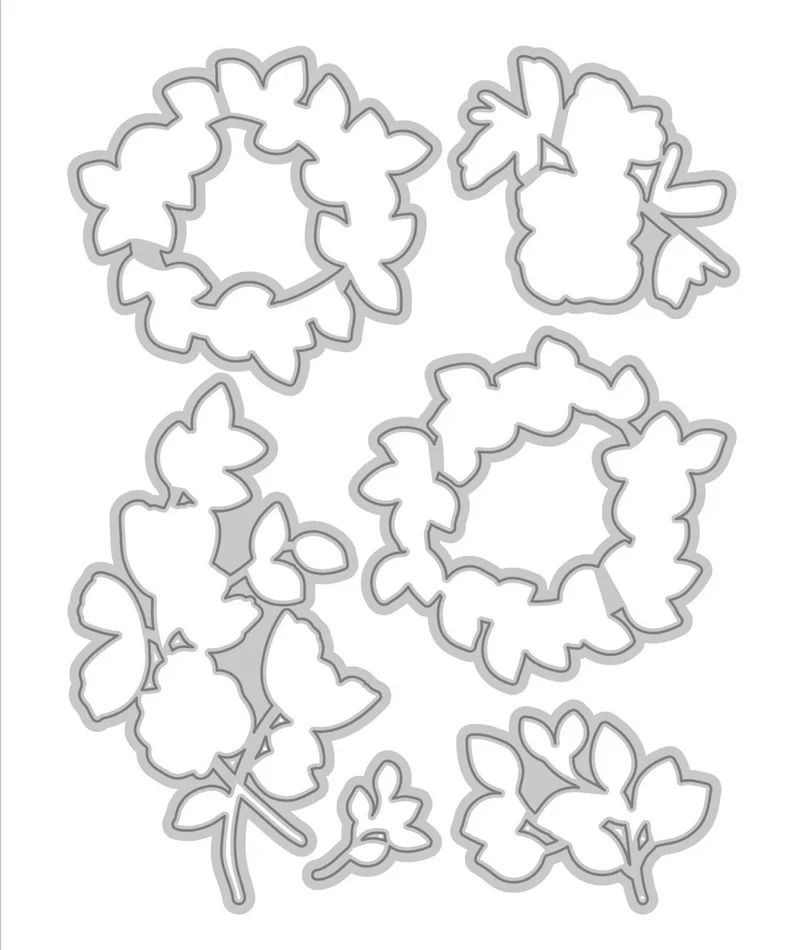 

2019 DIY New Layer Metal Cutting Dies and Scrapbooking For Paper Making Flowers Weekend Doodles Die Set Embossing Frame