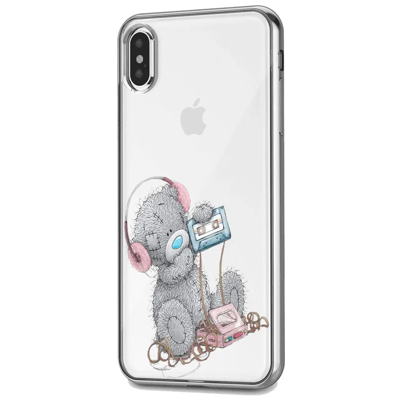 Силиконовый чехол для телефона для iphone XS Max чехол Tatty Teddy Me To You Bear чехол для телефона чехлы для iphone 11Pro 5 SE 6S 7 8plus XR чехол - Цвет: TPU