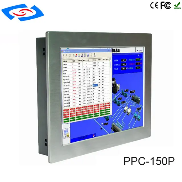 Best Price Factory Promotion 15" Touch Screen Fanless Industrial Panel PC With VGA LAN Support WiFi/4G/LTE For Factory Automation Mini PC Best Price Factory Promotion 15" Touch Screen Fanless Industrial Panel PC With VGA LAN Support WiFi/4G/LTE For Factory Automation Mini PC