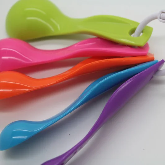 Por Colourful Kitchen Utensils 5 Pcs Lot Kitchen Colour Works Measuring Spoons Spoon Cup Baking Utensil Set Kit Ib005