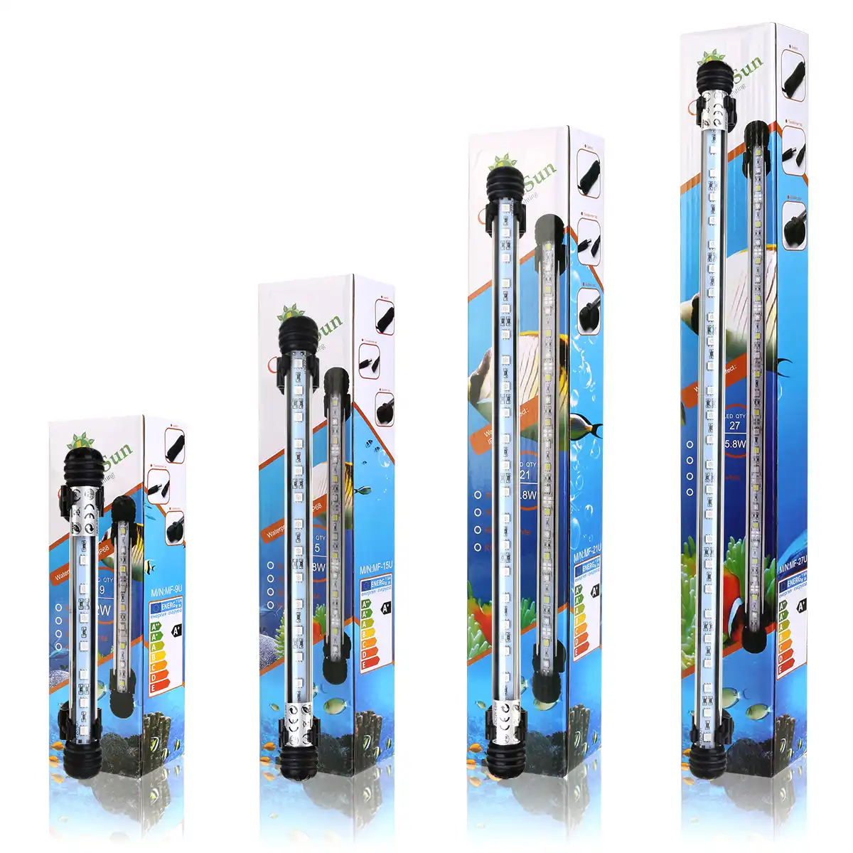 Aquarium Light Fish Tank Led Lighting Waterproof Submersible Bar