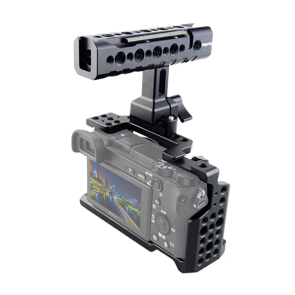 MAGICRIG DSLR Камера Кейдж с Quick Release ручка NATO для sony A6000/A6300/A6500/ILCE-6000/ILCE-6300/ILCE-6500/NEX7