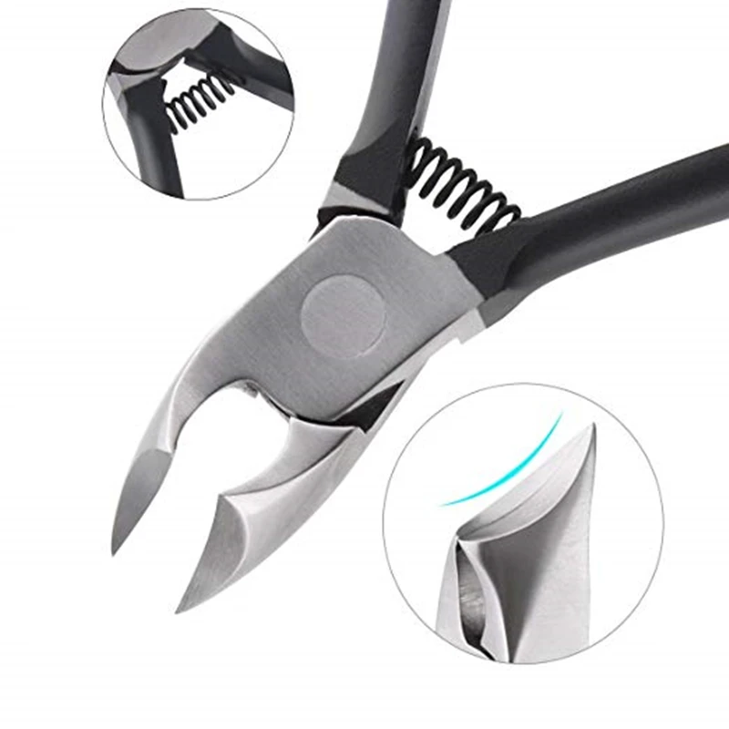 Cortador de Tosquiadeira de Unhas Clippers de Unhas Cortadores de Unhas Aparador para Unhas Podologia Conjunto Profissional Ferramentas Pedicure Grossas Toe 4 High Quality Beleza e saúde