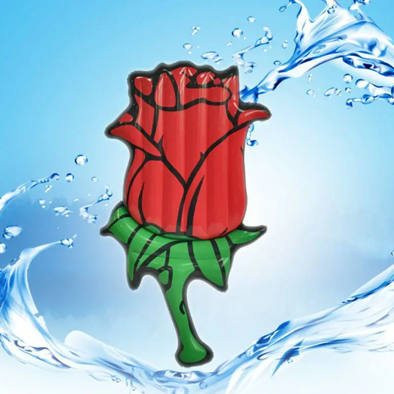 190 см надувные красная роза плавучий бассейн кровать Плавание матрас бассейна надувной бассейн игрушки бассейн поплавки для взрослых