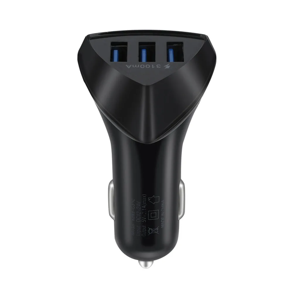 Binmer Трехместный 3 Порты и разъёмы USB 0 Зарядное устройство 3.1A Быстрая Зарядка